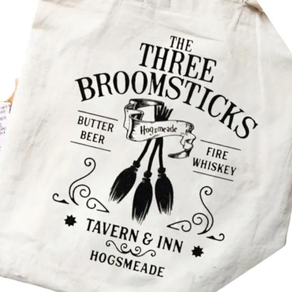 The Three Broomsticks Canvas Tote - Picture 7 of 7